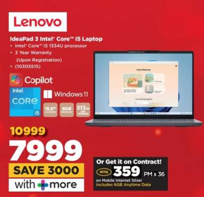 Lenovo IdeaPad 3 Intel Core i5 Laptop
