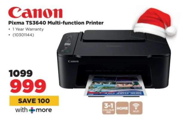 Canon Pixma TS3640 Multi-function Printer