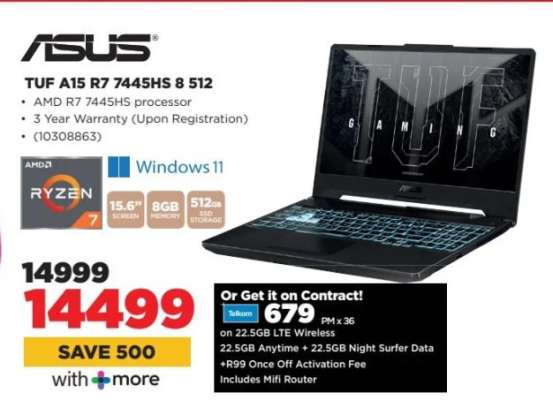 ASUS TUF A15 R7 7445HS 8 512