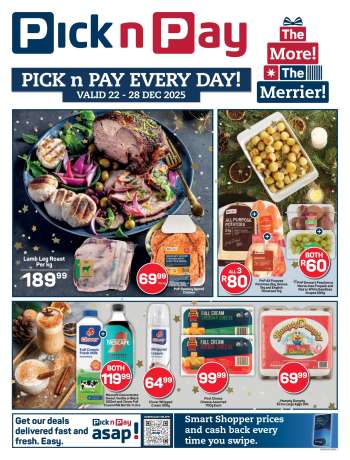 Pick n Pay catalogue  - 22/12/2025 - 28/12/2025.
