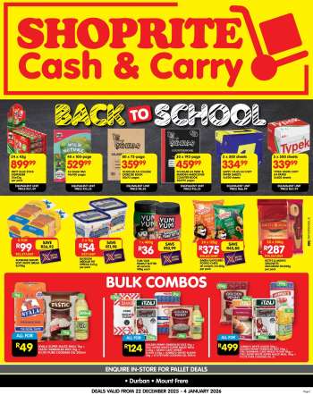 Shoprite catalogue  - 22/12/2025 - 04/01/2026.