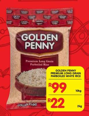GOLDEN PENNY PREMIUM LONG GRAIN PARBOILED WHITE RICE
