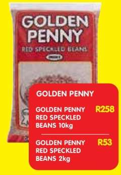 GOLDEN PENNY RED SPECKLED BEANS 10kg