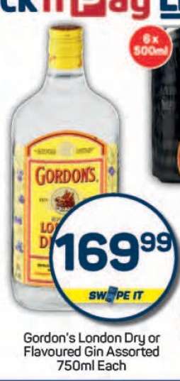 Gordon's London Dry or Flavoured Gin