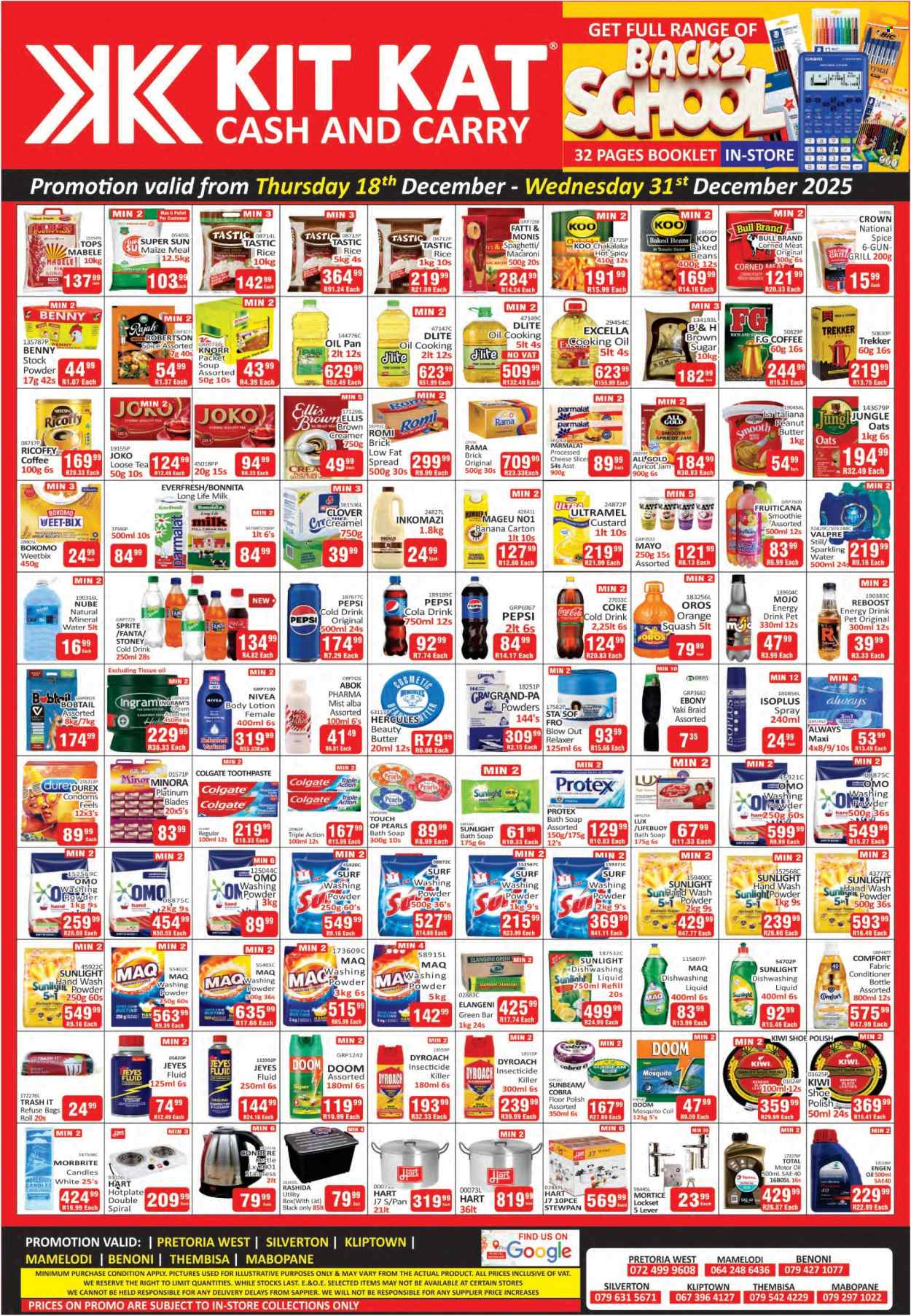 Kit Kat Cash & Carry specials - 18/12/2025 - 31/12/2025. Page 1