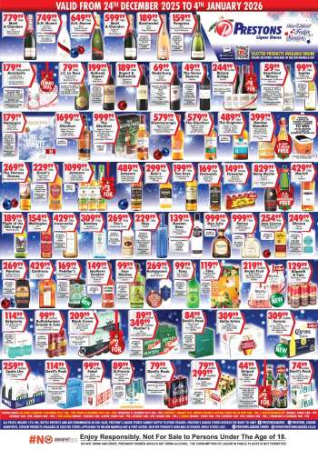 thumbnail - Prestons Liquor Stores catalogue