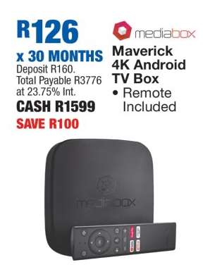 Maverick 4K Android TV Box