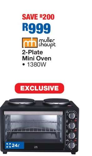 muller haupt 2-Plate Mini Oven