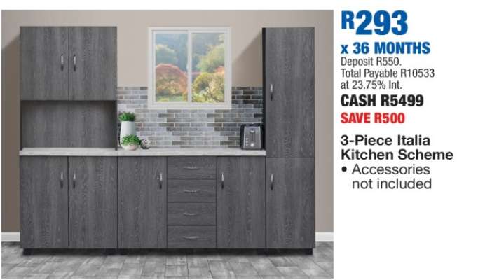 3-Piece Italia Kitchen Scheme