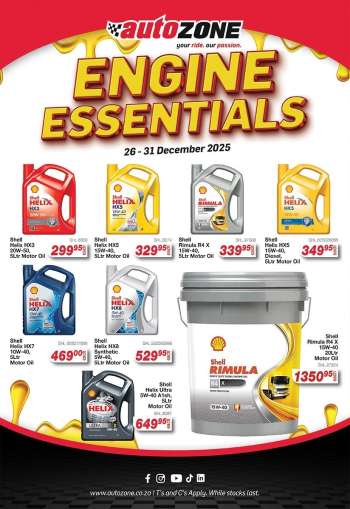 AutoZone catalogue  - 26/12/2025 - 31/12/2025.