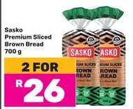 Sasko Premium Sliced Brown Bread 700 g