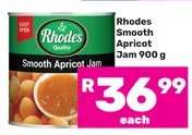 Rhodes Smooth Apricot Jam 900 g