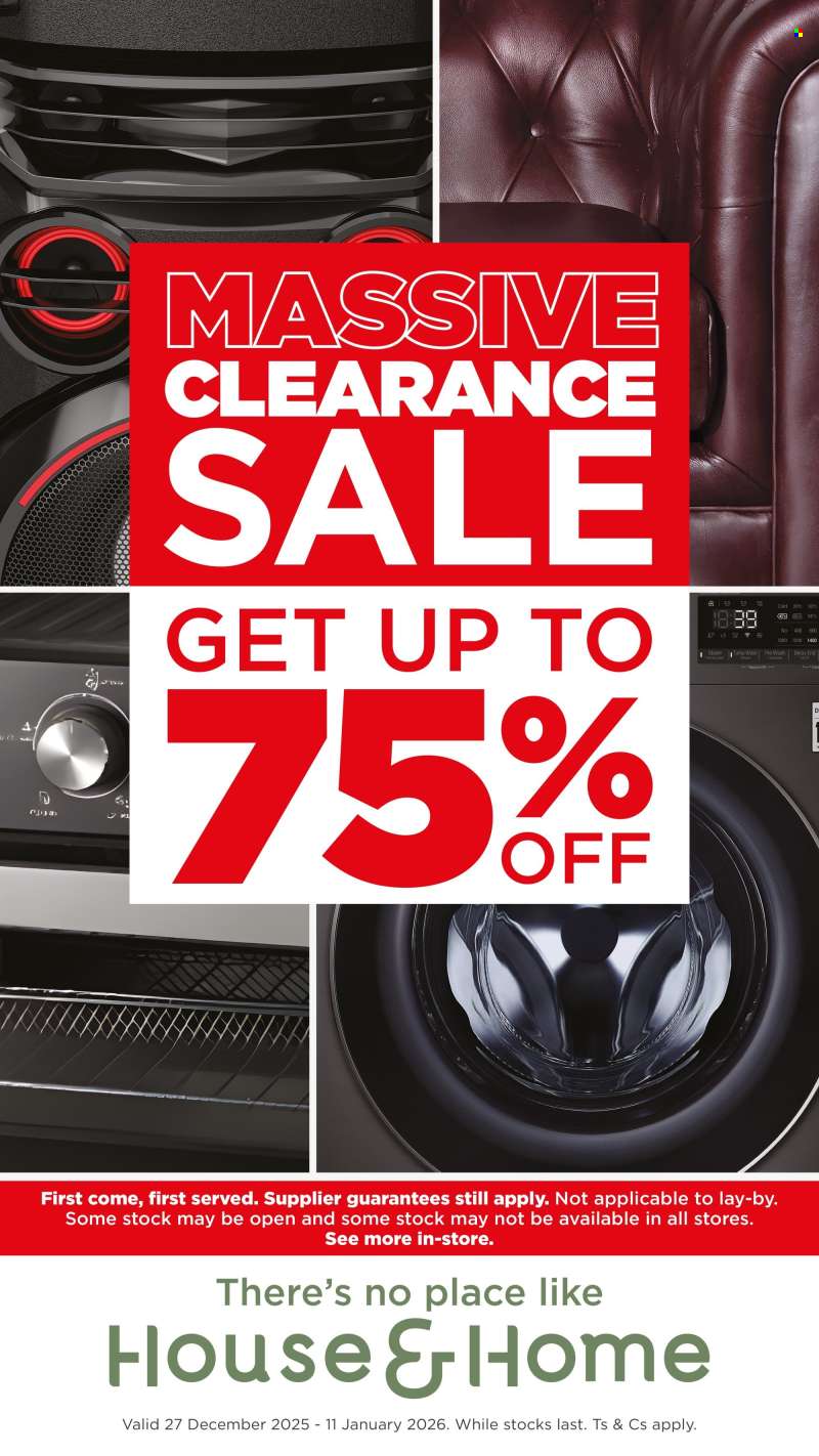 House & Home catalogue  - 27/12/2025 - 11/01/2026.