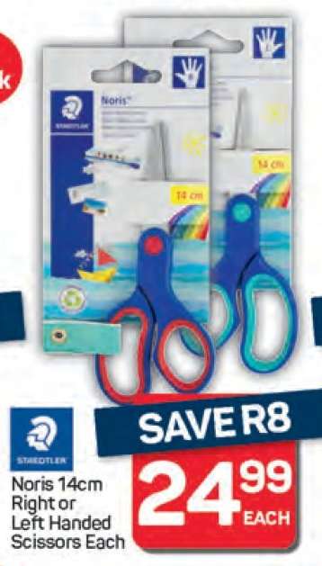 Noris 14cm Right or Left Handed Scissors Each