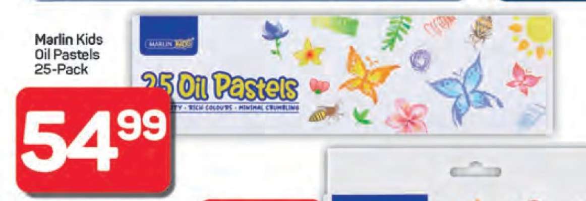 Marlin Kids Oil Pastels 25-Pack
