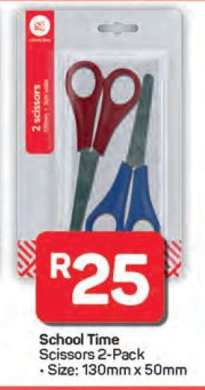 School Time Scissors 2-Pack