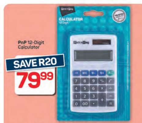 PnP 12-Digit Calculator