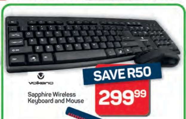 Sapphire Wireless Keyboard and Mouse