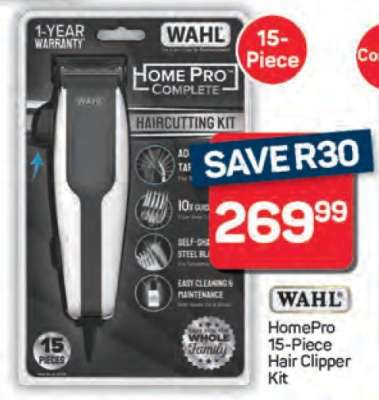 WAHL HomePro 15-Piece Hair Clipper Kit