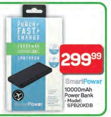 SmartPower 10000mAh Power Bank