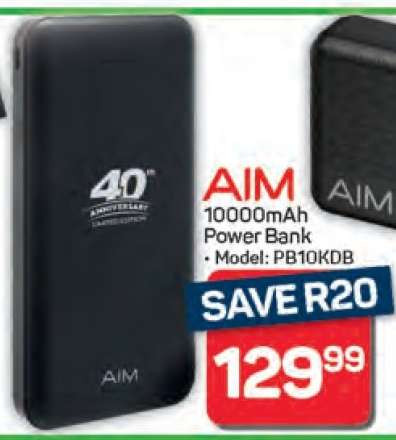 AIM 10000mAh Power Bank