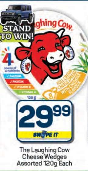 The Laughing Cow Cheese Wedges Assorted 120g Each