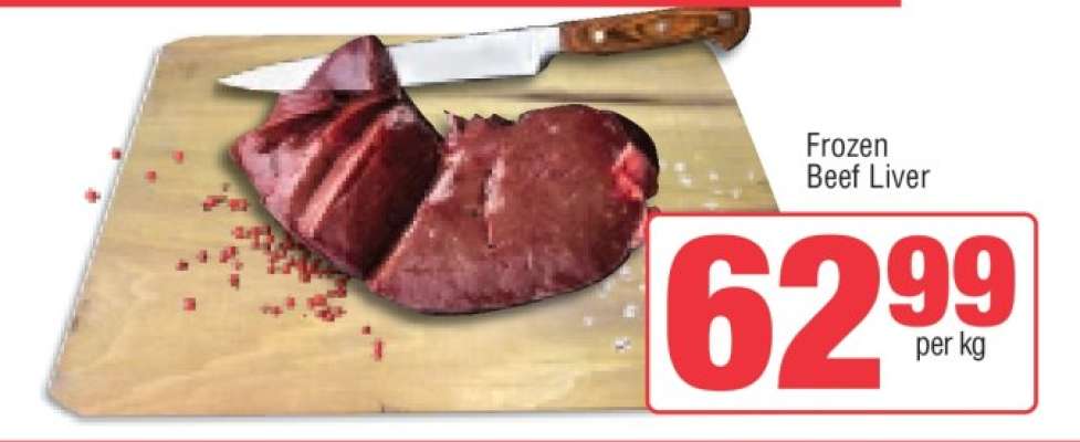 Frozen Beef Liver