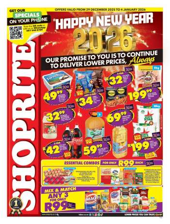 Shoprite catalogue  - 29/12/2025 - 04/01/2026.