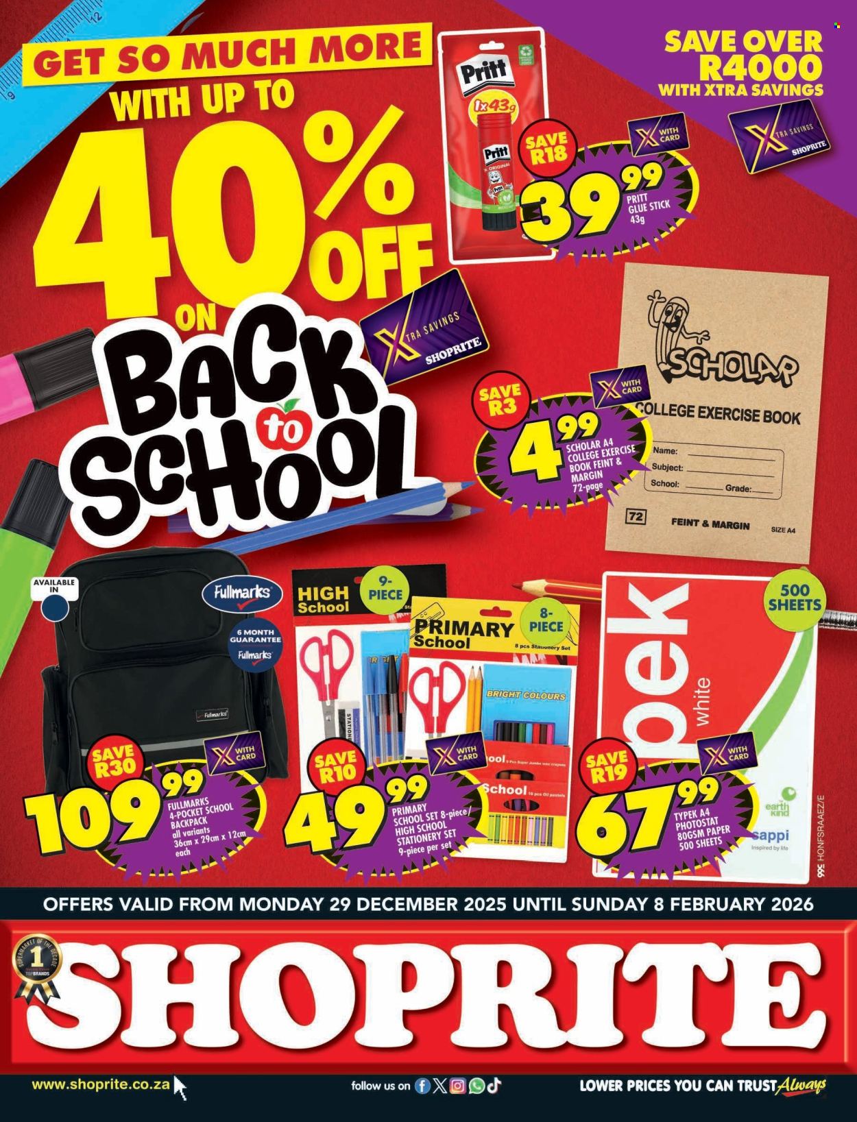 Shoprite specials - 29/12/2025 - 08/02/2026. Page 1