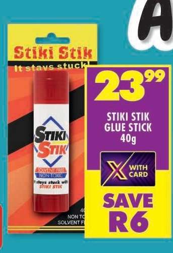 STIKI STIK GLUE STICK 40g