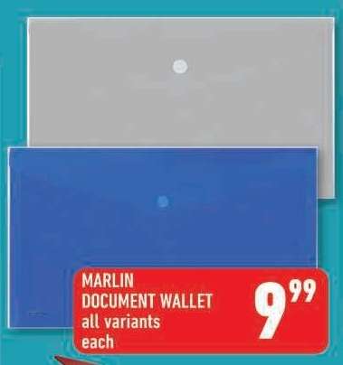 MARLIN DOCUMENT WALLET