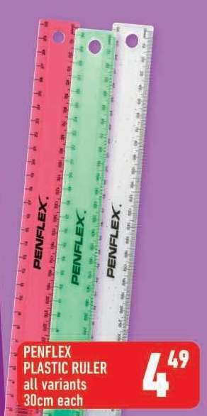 PENFLEX PLASTIC RULER