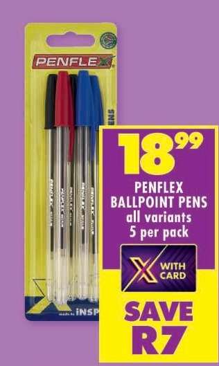 PENFLEX BALLPOINT PENS