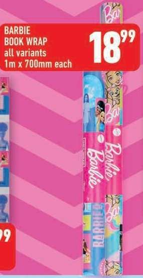 BARBIE BOOK WRAP