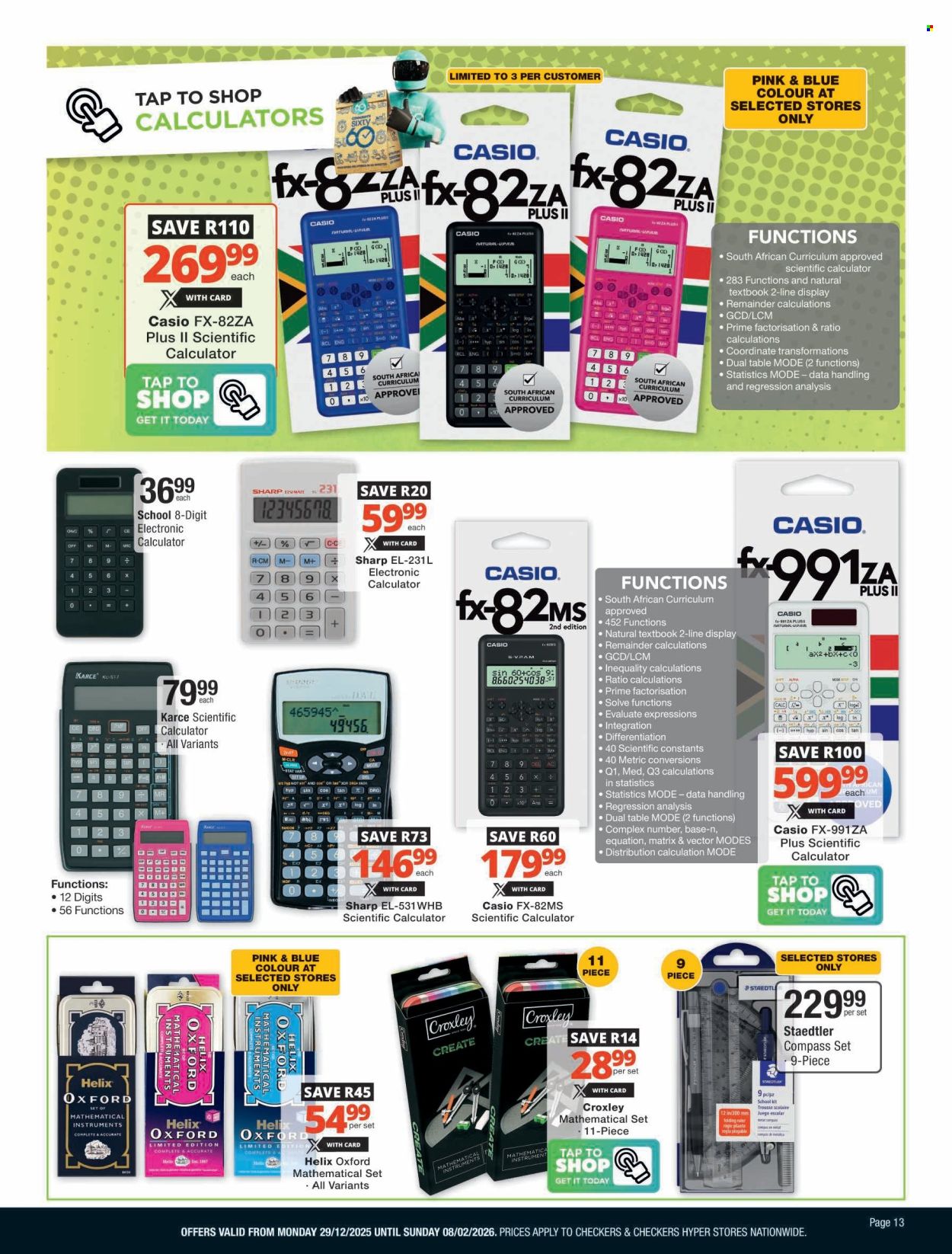 Checkers specials - 29/12/2025 - 08/02/2026. Page 13