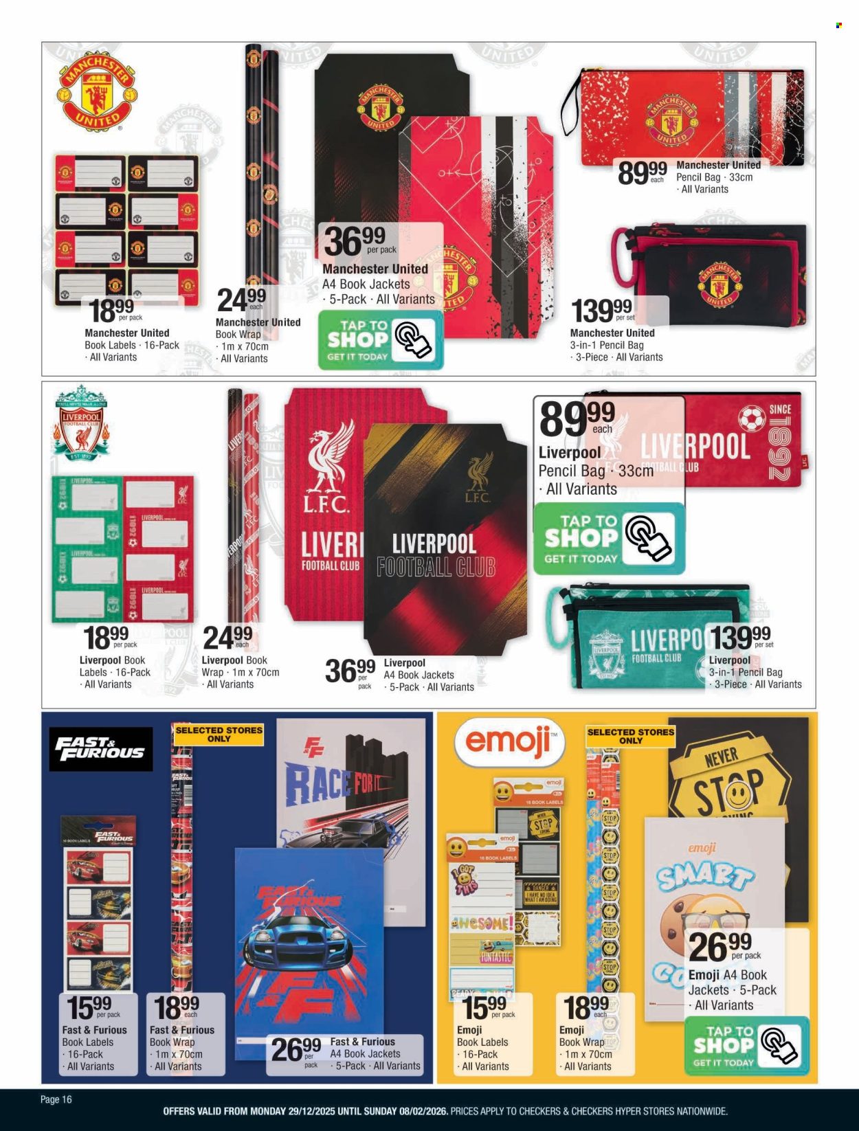 Checkers specials - 29/12/2025 - 08/02/2026. Page 16