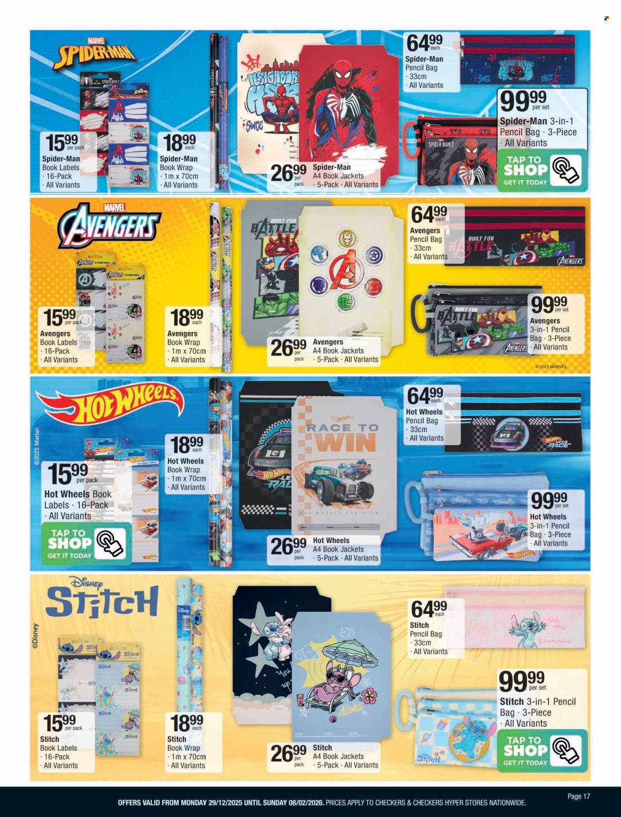 Checkers specials - 29/12/2025 - 08/02/2026. Page 17