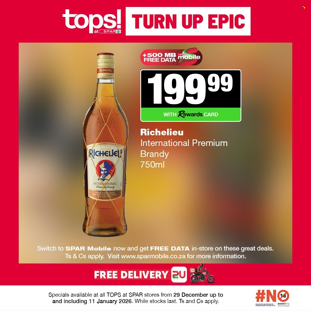TOPS at SPAR specials - 29/12/2025 - 11/01/2026. Page 7