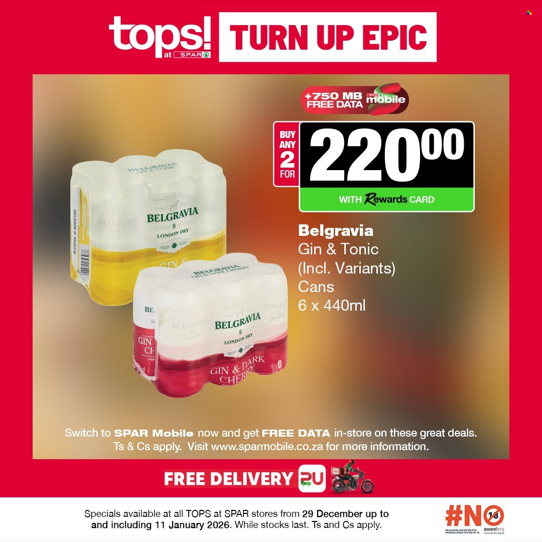 TOPS at SPAR specials - 29/12/2025 - 11/01/2026. Page 8