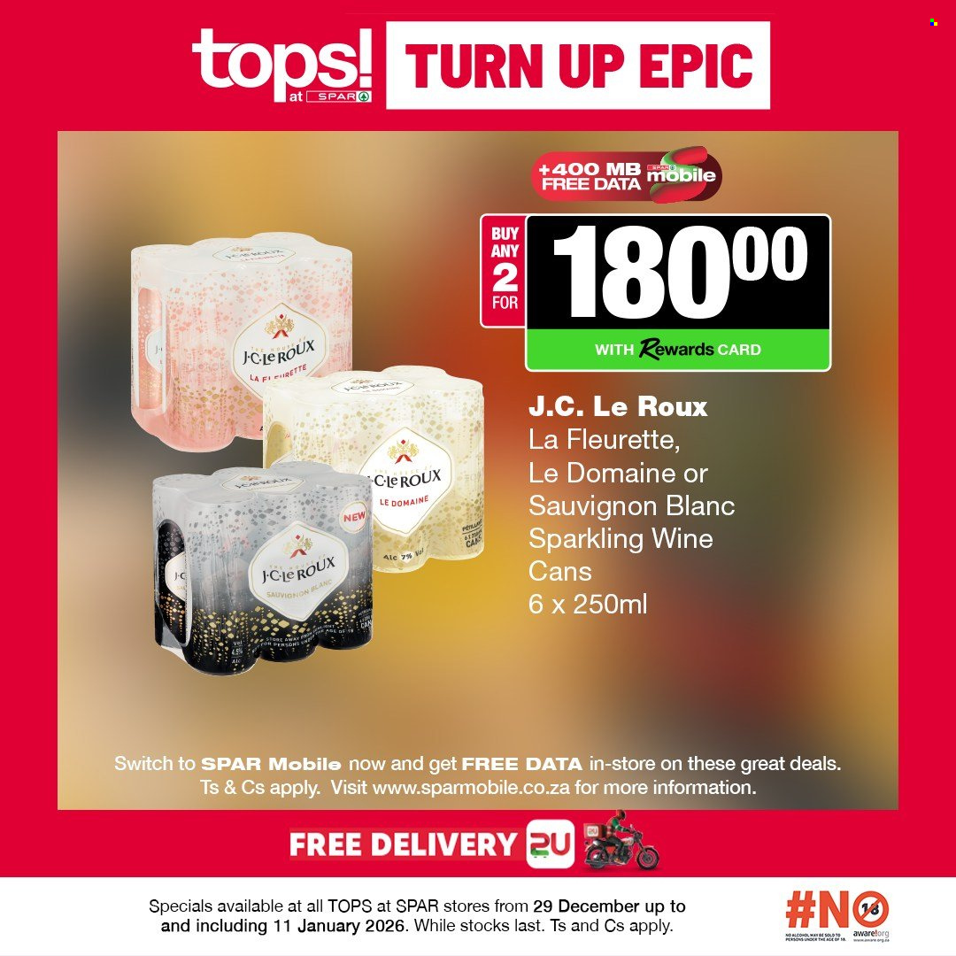 TOPS at SPAR specials - 29/12/2025 - 11/01/2026. Page 9