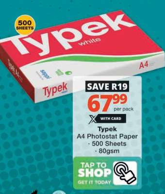 Typek A4 Photostat Paper
