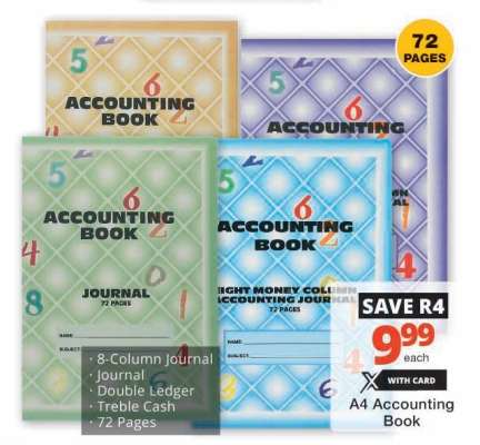 A4 Accounting Book
