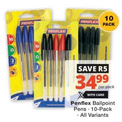 PENFLEX BALLPOINT PENS