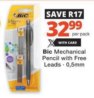 Bic Mechanical Pencil with Free Leads