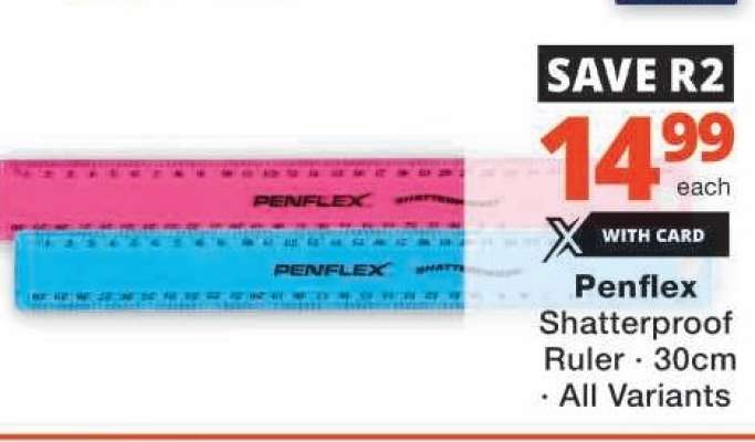 Penflex Shatterproof Ruler
