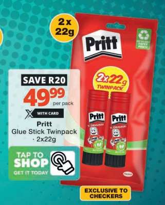 Pritt Glue Stick Twinpack