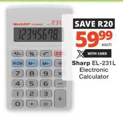 Sharp EL-231L Electronic Calculator