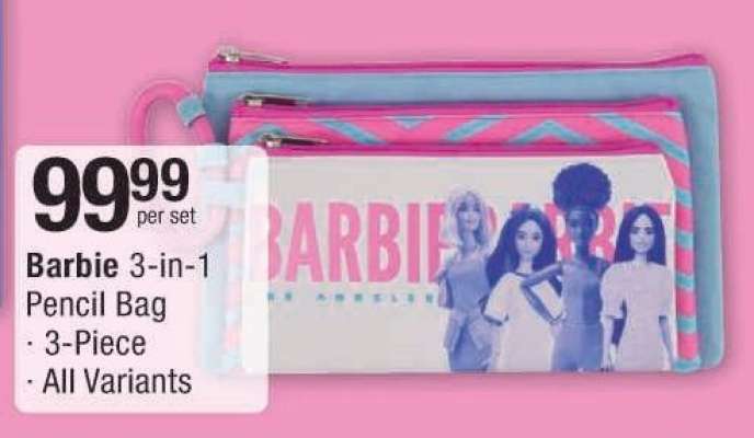 BARBIE 3-in-1 PENCIL BAG