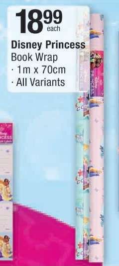 Disney Princess Book Wrap