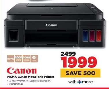 Canon PIXMA G2410 MegaTank Printer